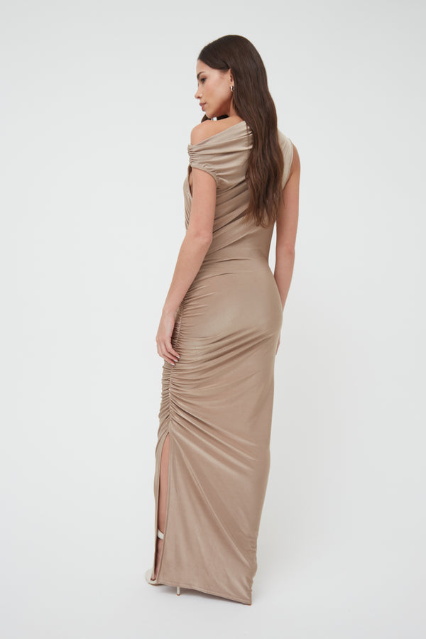 SLINKY SLEEVELESS MAXI DRESS