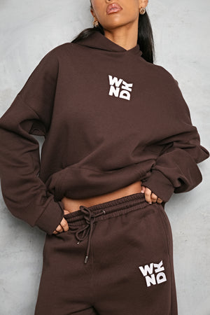 WKND EMBROIDERED OVERSIZED HOODIE