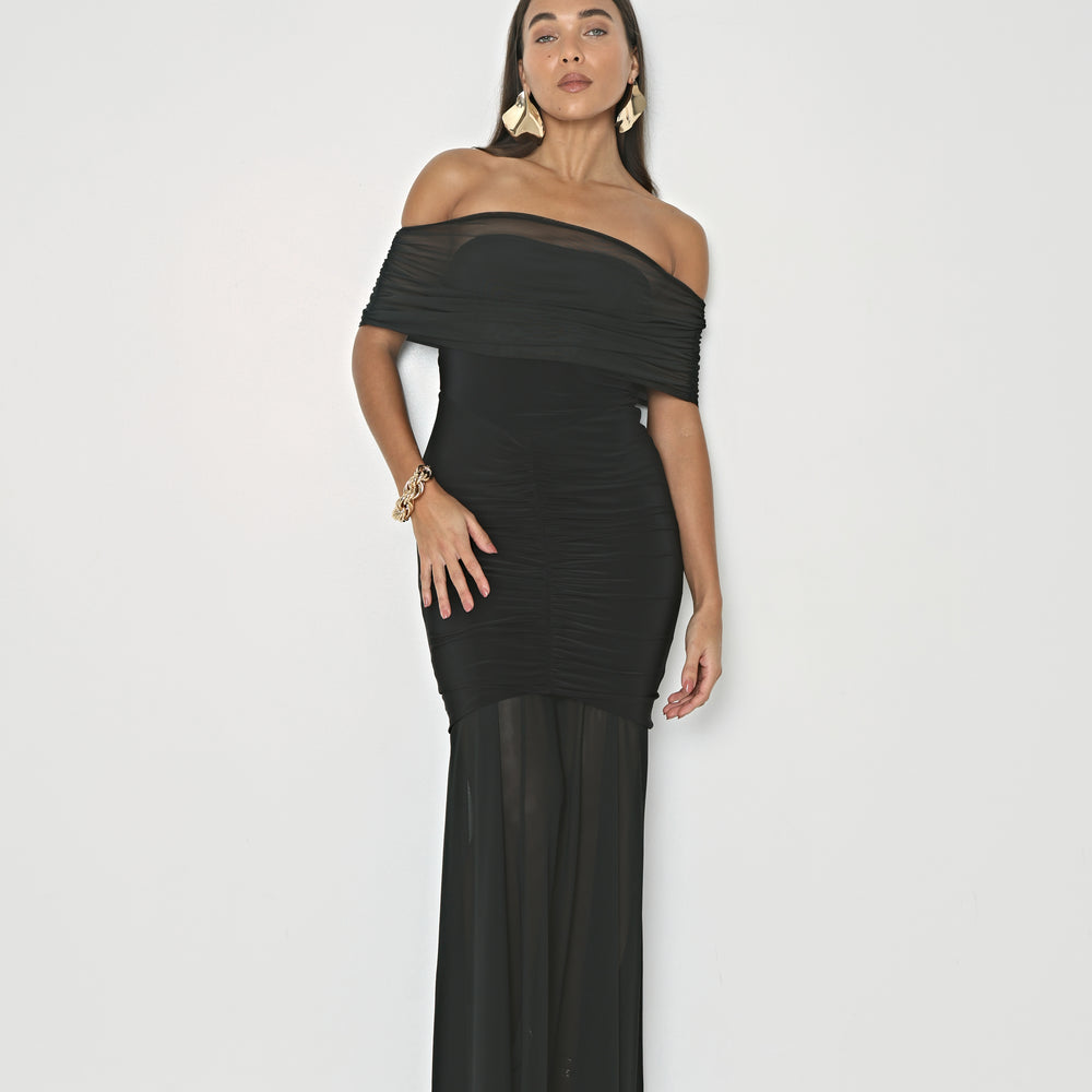 
                      
                        BARDOT MESH MAXI DRESS
                      
                    