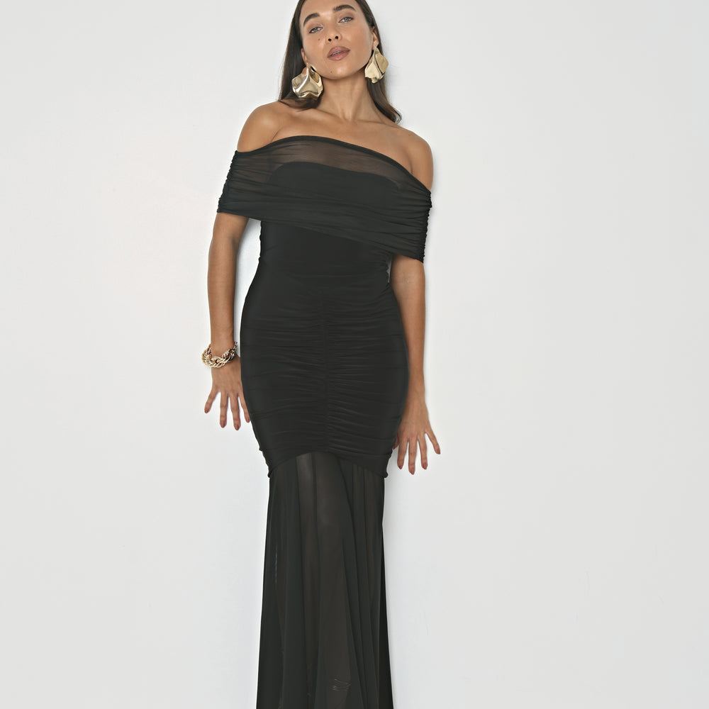 
                      
                        BARDOT MESH MAXI DRESS
                      
                    