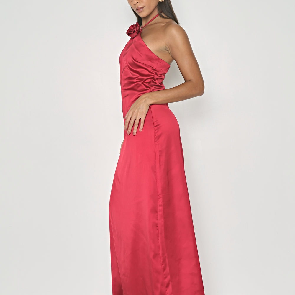 
                  
                    SATIN ROSE MAXI DRESS
                  
                