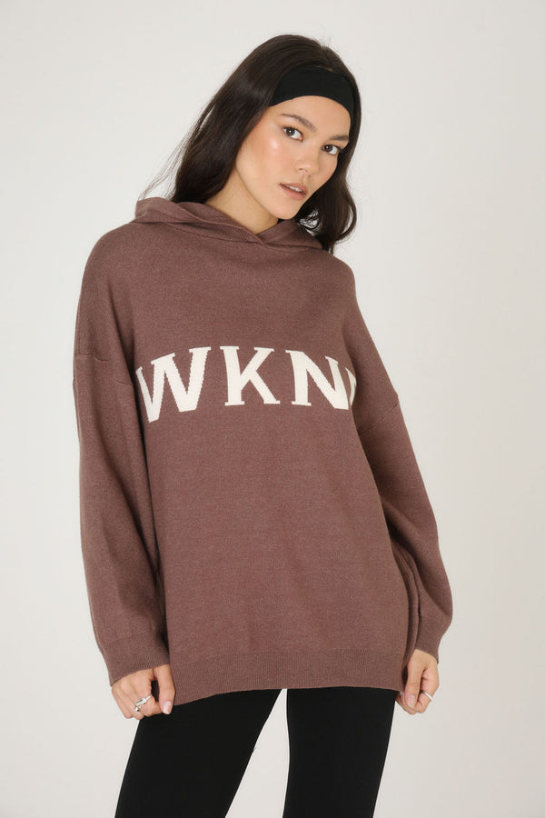 WKND CLASSIC KNITTED HOODIE